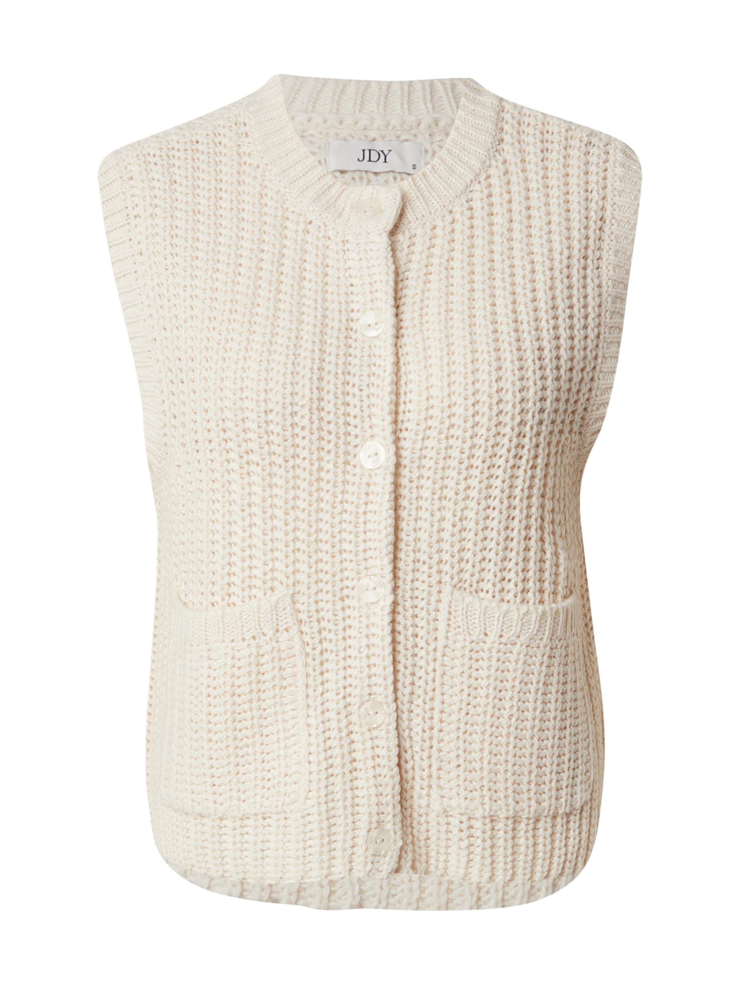 JDY Knitted vest 'JDYMABEL' in Cream, Item view