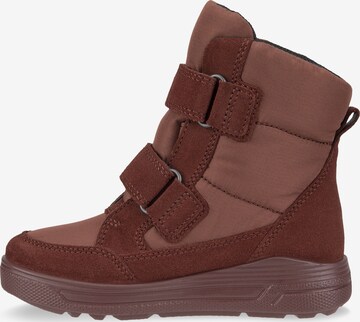 ECCO Snow Boots in Red: front