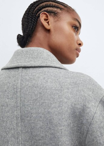 MANGO Between-Seasons Coat 'Gauguin' in Grey