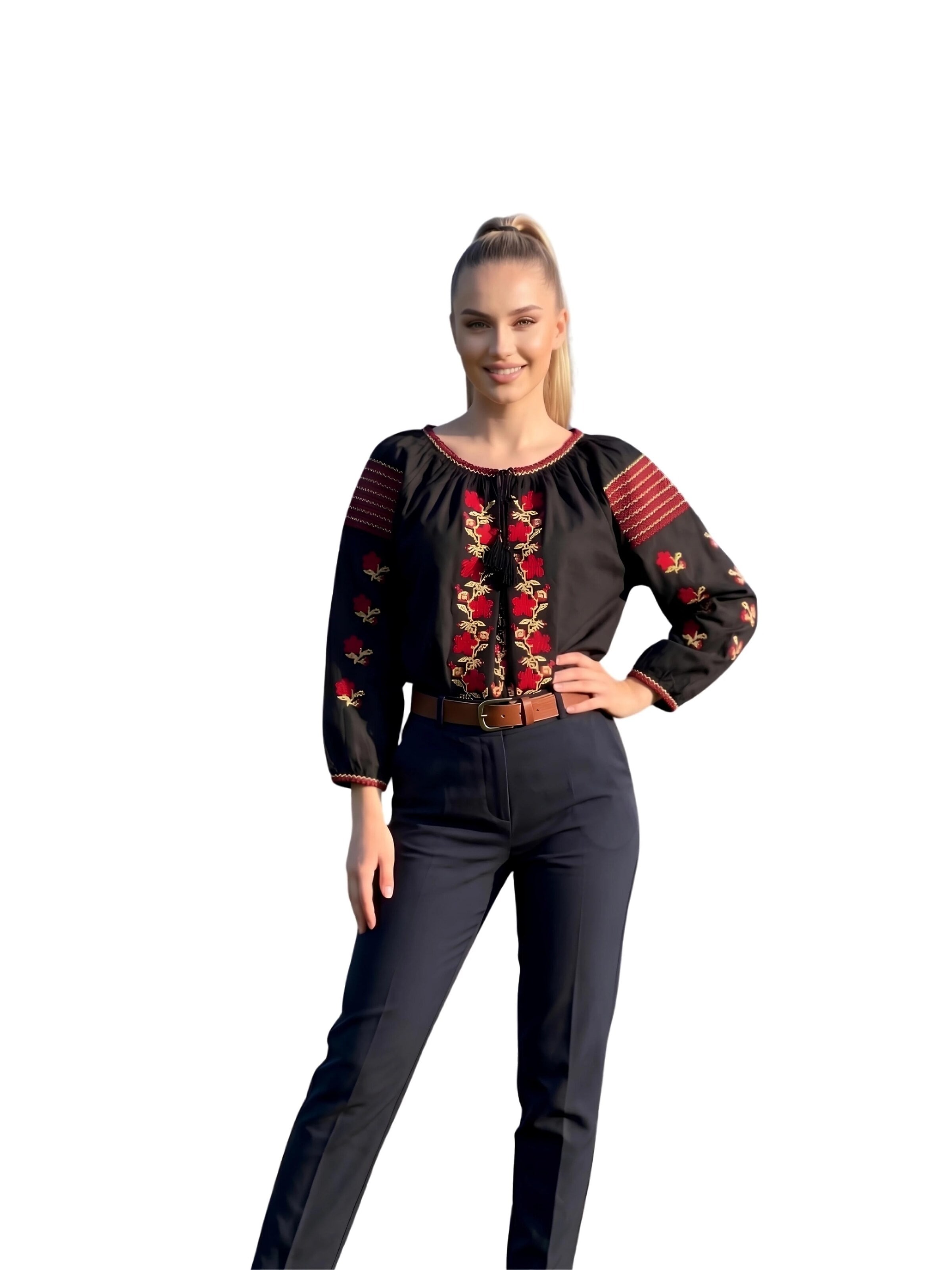 Rody’s forever Traditional Blouse in Black