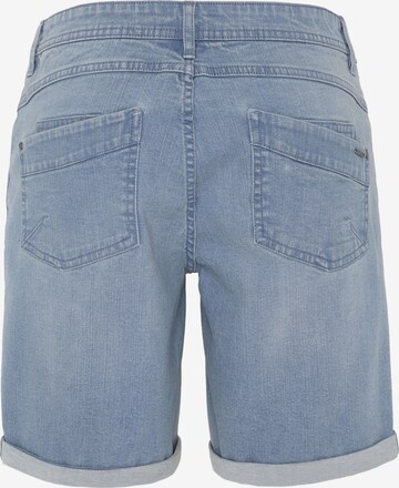 Oklahoma Jeans Slimfit Shorts in Blau