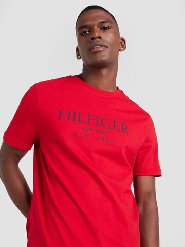 TOMMY HILFIGER Koszulka w kolorze czerwony