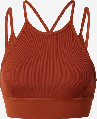 NIKE Soutien-gorge de sport 'Indy' en orange / orange foncé, Vue avec produit