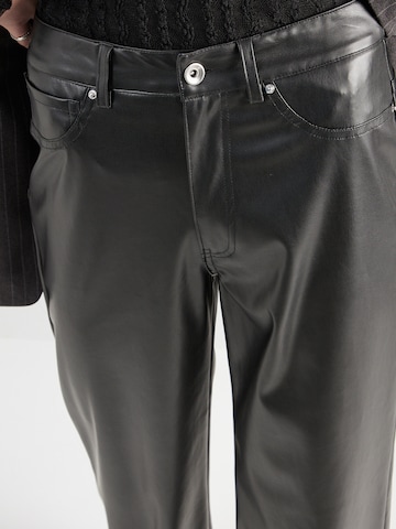 ONLY Wide leg Broek 'MADISON' in Zwart