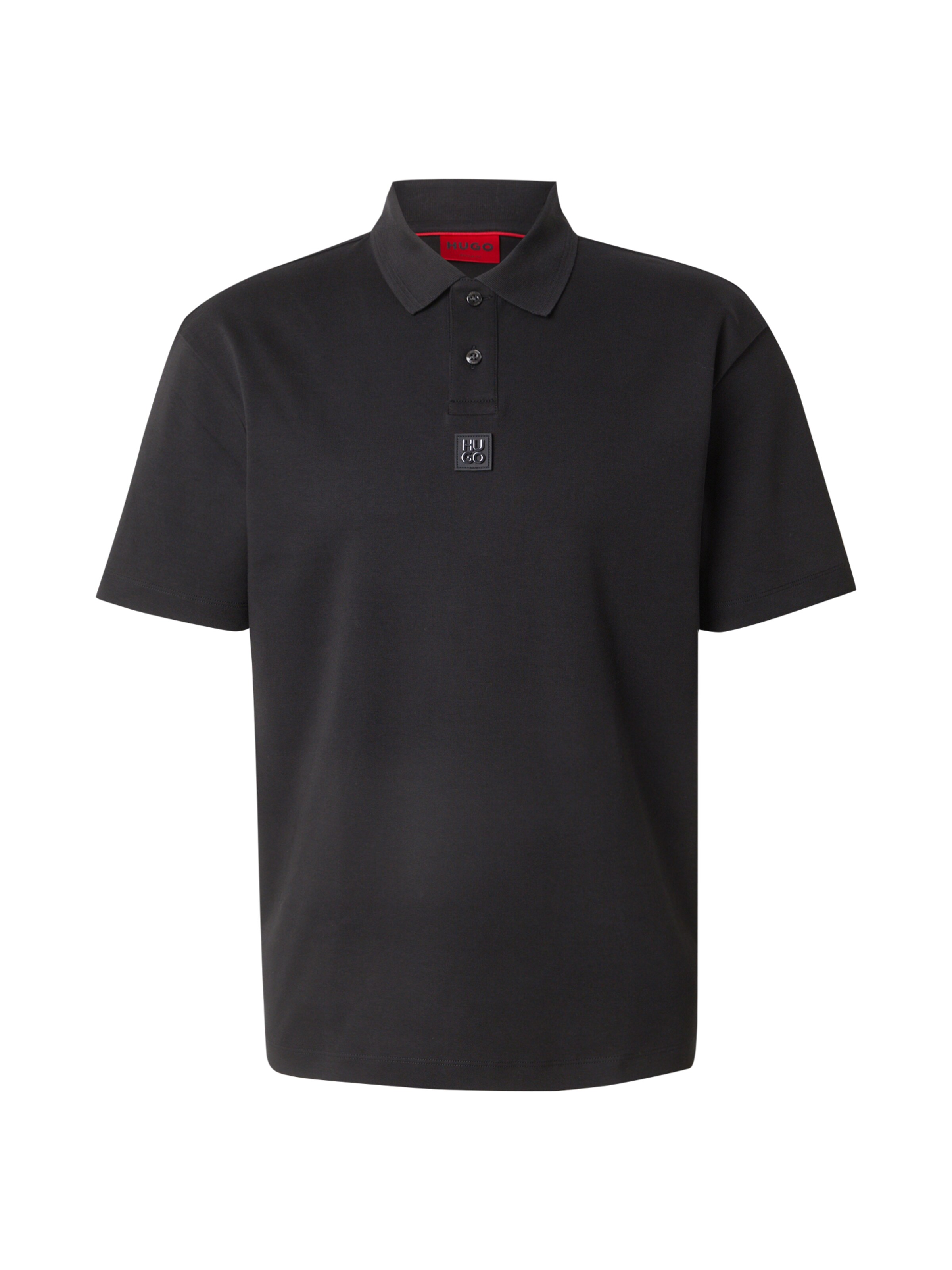 Tricou 'Deabono_D' de la HUGO pe negru: față