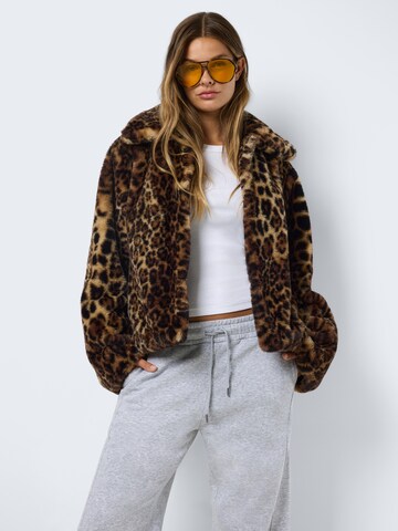 Noisy may Between-Season Jacket 'NMEVE' in Brown: front