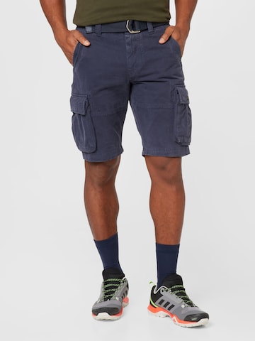 Superdry Regular Cargohose 'Vintage Core' in Grau: predná strana