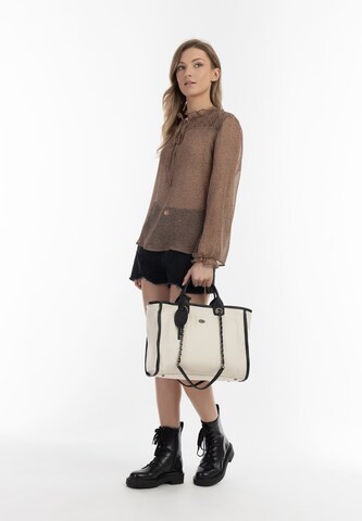 DreiMaster Vintage Shopper in Beige