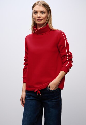 STREET ONE Sweatshirt in Red: front