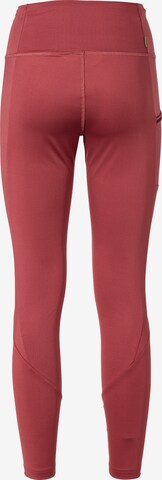 VAUDE Slimfit Outdoorbroek 'W Essential  TH' in Rood