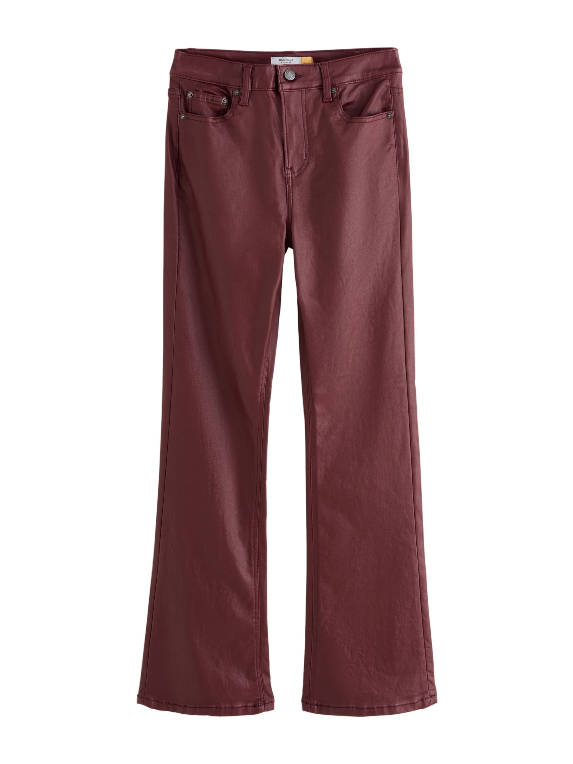 Next Alt laienev Teksapüksid, värv punane: eest vaates