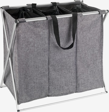 Wenko Laundry Basket 'Trio' in Grey: front