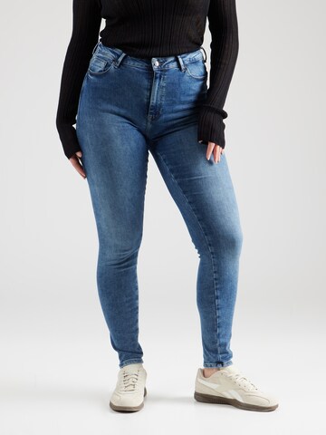 Skinny Jean 'CARShape' ONLY Carmakoma en bleu : devant