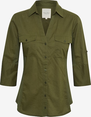 Part Two Blouse in Green: front