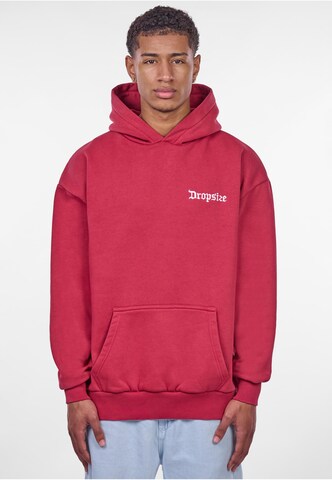 Dropsize Sweatshirt 'Embo' in Rot: Vorderseite