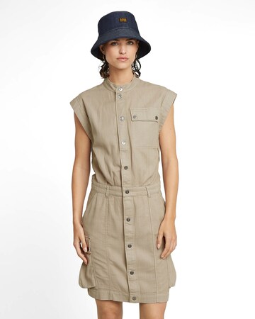 G-STAR Shirt dress 'Pocket' in Green: front
