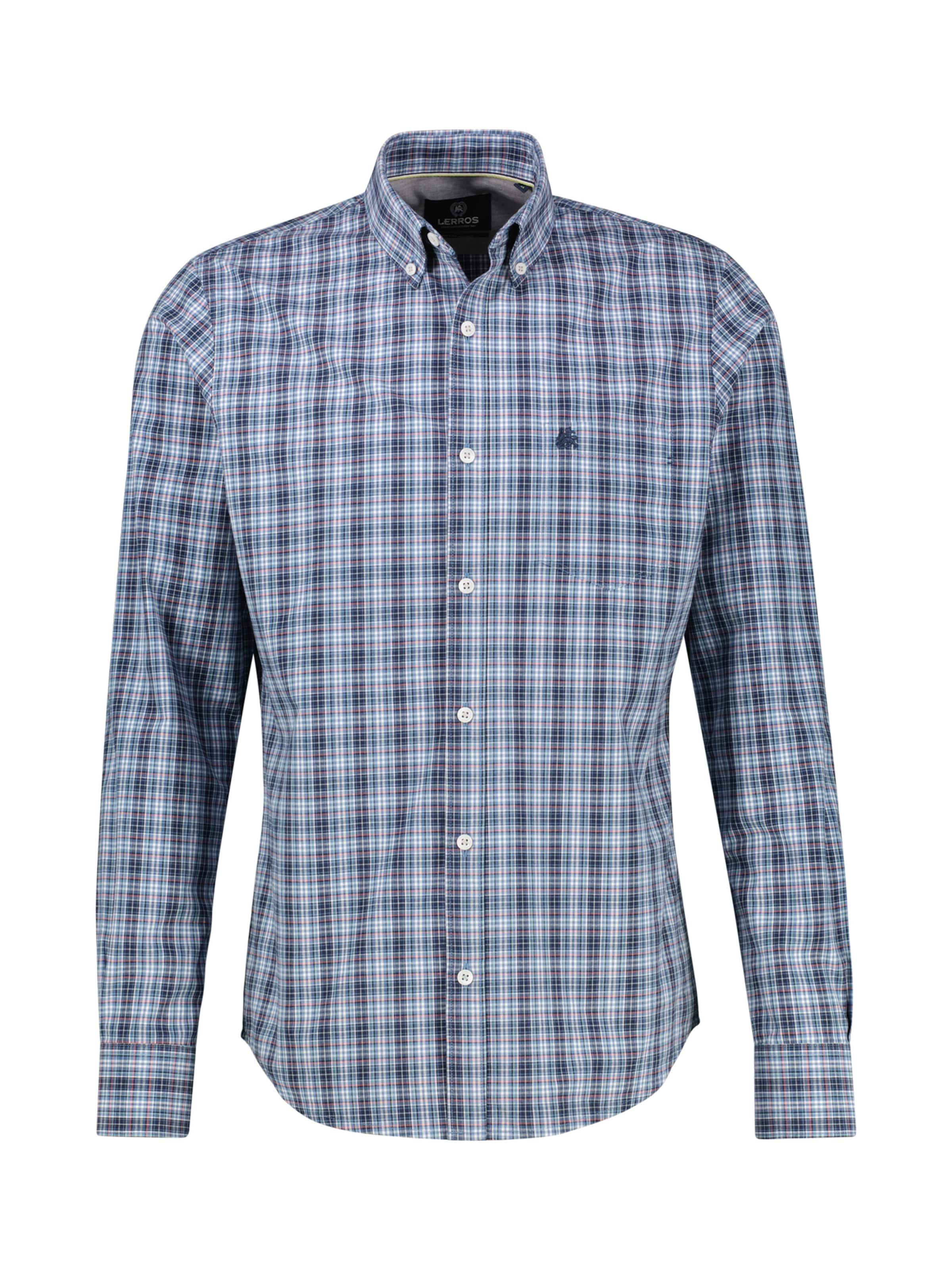 LERROS Regular Fit Hemd in Blau: Vorderseite