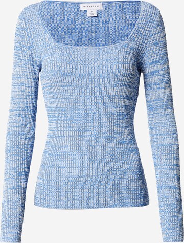 Warehouse - Pullover em azul: frente