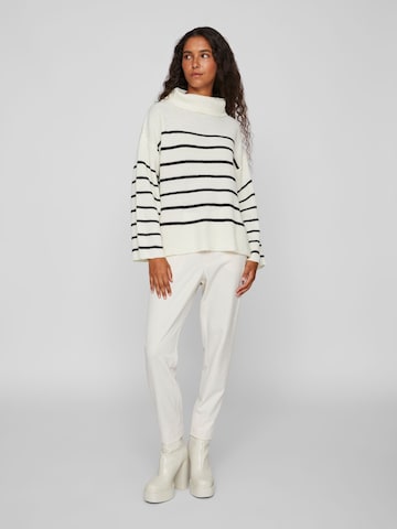 VILA Sweter 'Vigga' w kolorze biały