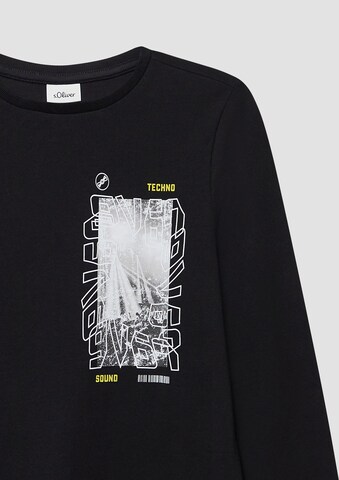T-Shirt s.Oliver en noir