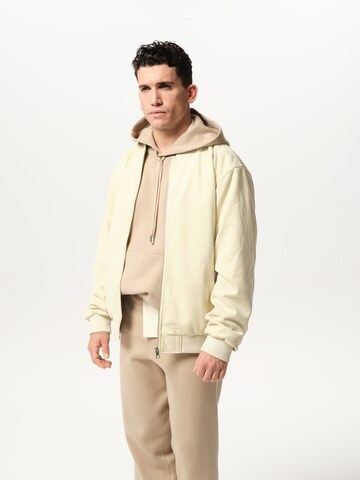ABOUT YOU x Jaime Lorente Between-season jacket 'Pascal' in Beige: front