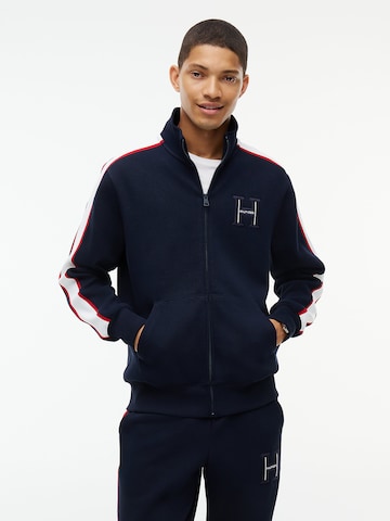 TOMMY HILFIGER Sweatjacke in Blau: Vorderseite