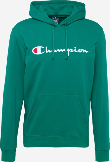 Champion Authentic Athletic Apparel Sweatshirt in Green / Red / White, Item view
