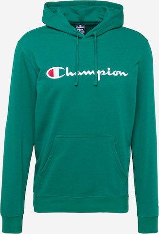 Champion Authentic Athletic ApparelSweater majica - zelena boja: prednji dio