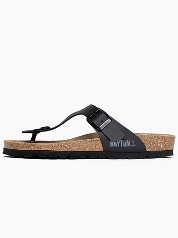 Bayton Teenslipper 'Mercure' in Zwart