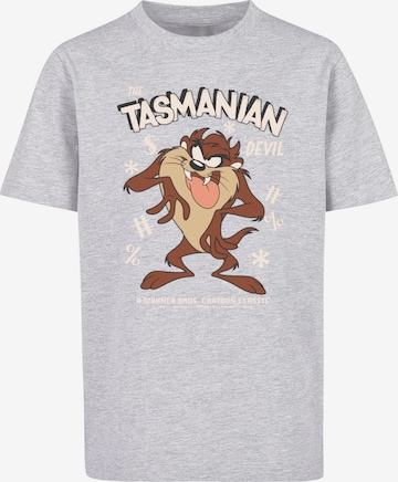 T-Shirt 'Looney Tunes - Tasmanian Devil' ABSOLUTE CULT en gris : devant