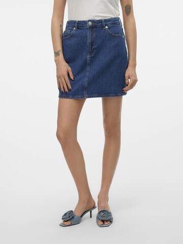 VERO MODA Rok 'TESSA' in Blauw: voorkant