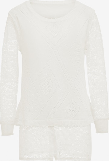 Sidona Pull-over en blanc, Vue avec produit