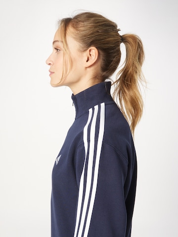 ADIDAS SPORTSWEAR Athletic Sweatshirt 'Essentials 3-Stripes ' in Blue