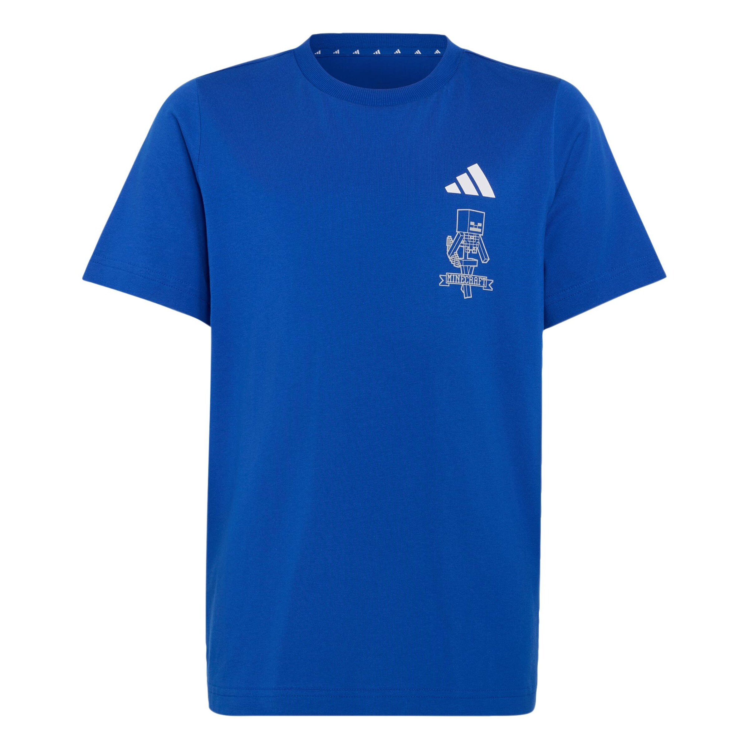 T-Shirt fonctionnel 'Adidas x Minecraft' ADIDAS SPORTSWEAR en bleu : devant