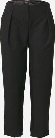 regular Pantaloni con pieghe di River Island in nero: frontale