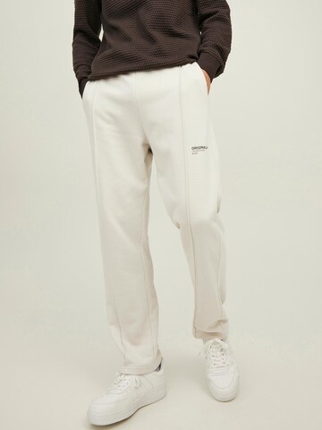 Regular Pantalon 'Kane' JACK & JONES en gris : devant