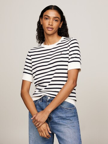TOMMY HILFIGER Pullover in Weiß: Vorderseite