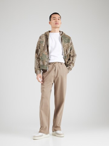 JACK & JONES Loose fit Trousers in Beige