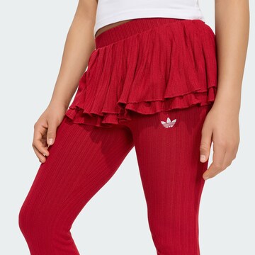 ADIDAS ORIGINALS Flared Leggings in Rot