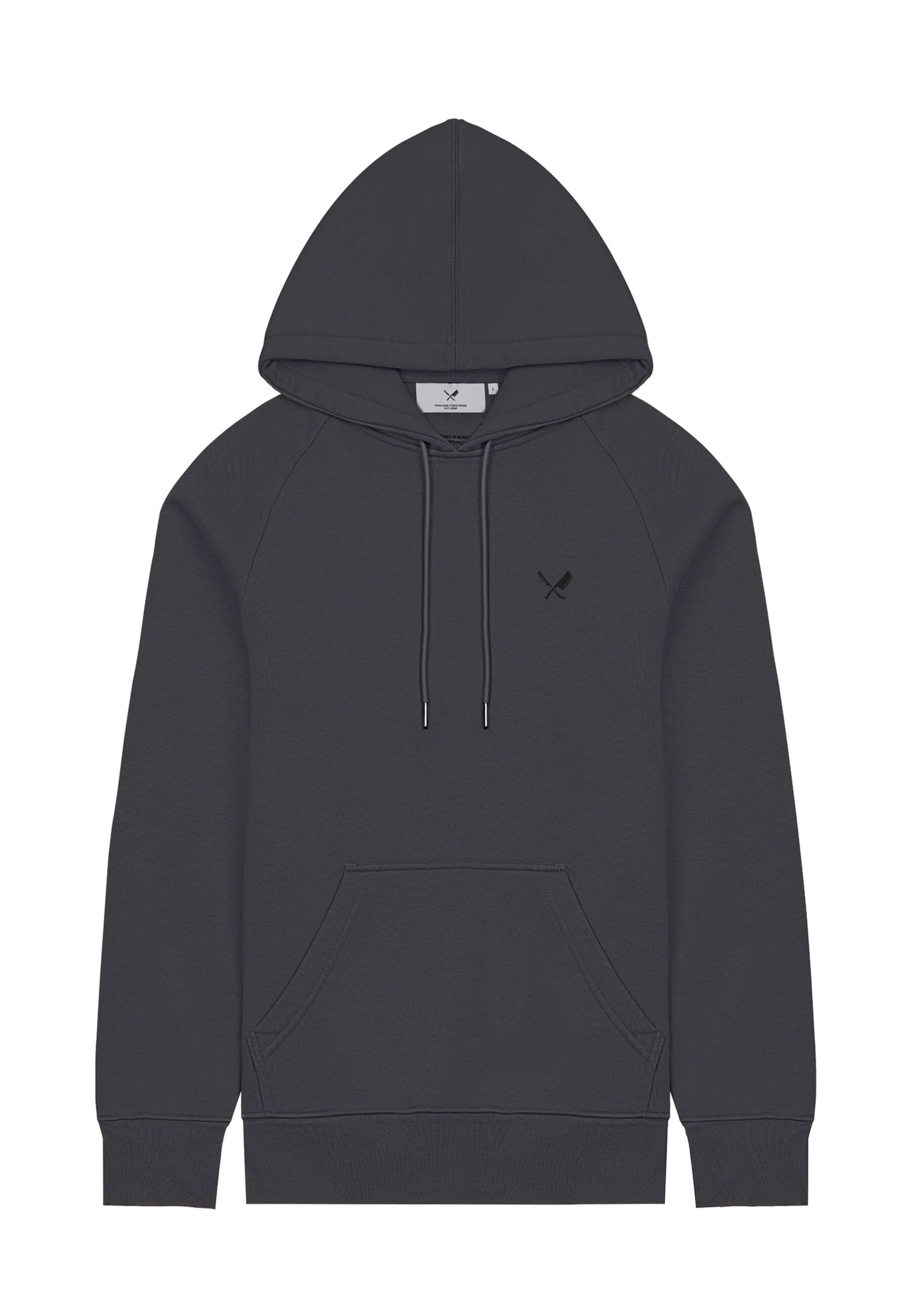 Distorted People Sweatshirt in Grijs: voorkant