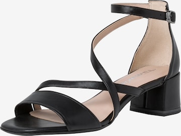 TAMARIS Sandals in Black: front