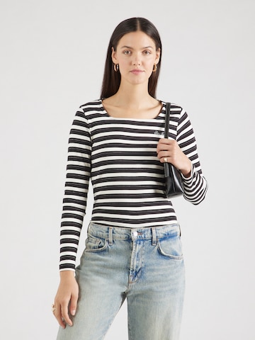 Pepe Jeans Tričko – černá: přední strana