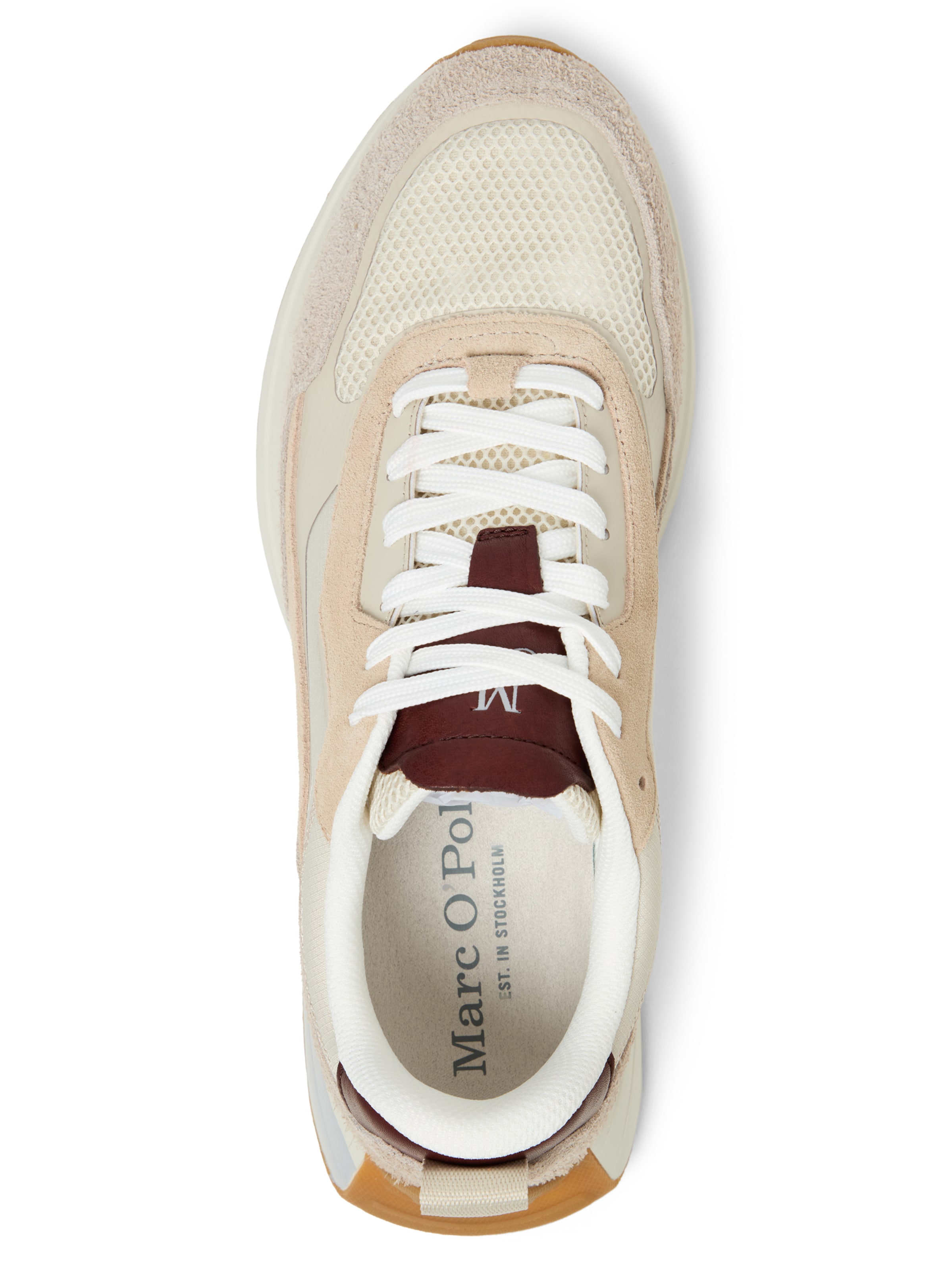 Baskets basses Marc O'Polo en beige