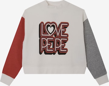 Pepe Jeans - Sweatshirt 'ESSIE' em bege: frente