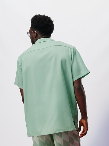 FCBM Comfort fit Button Up Shirt 'Alessio' in Green