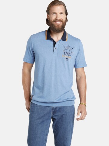 T-Shirt 'Orvar' Jan Vanderstorm en bleu : devant