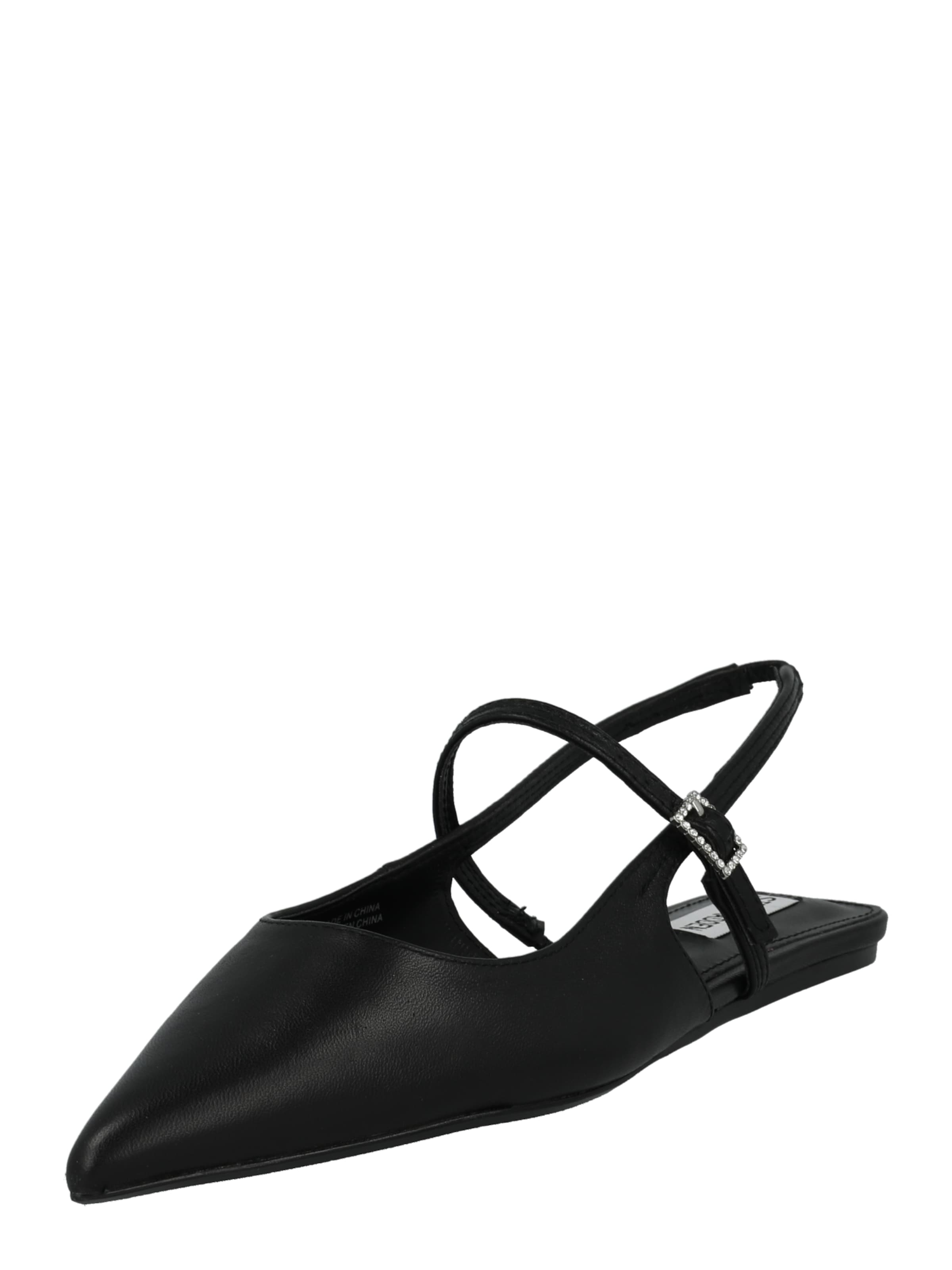 STEVE MADDEN Ballerinasko med rem 'Krysten' i sort: forside