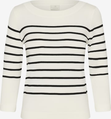 Pull-over 'Lizza' Kaffe en blanc : devant