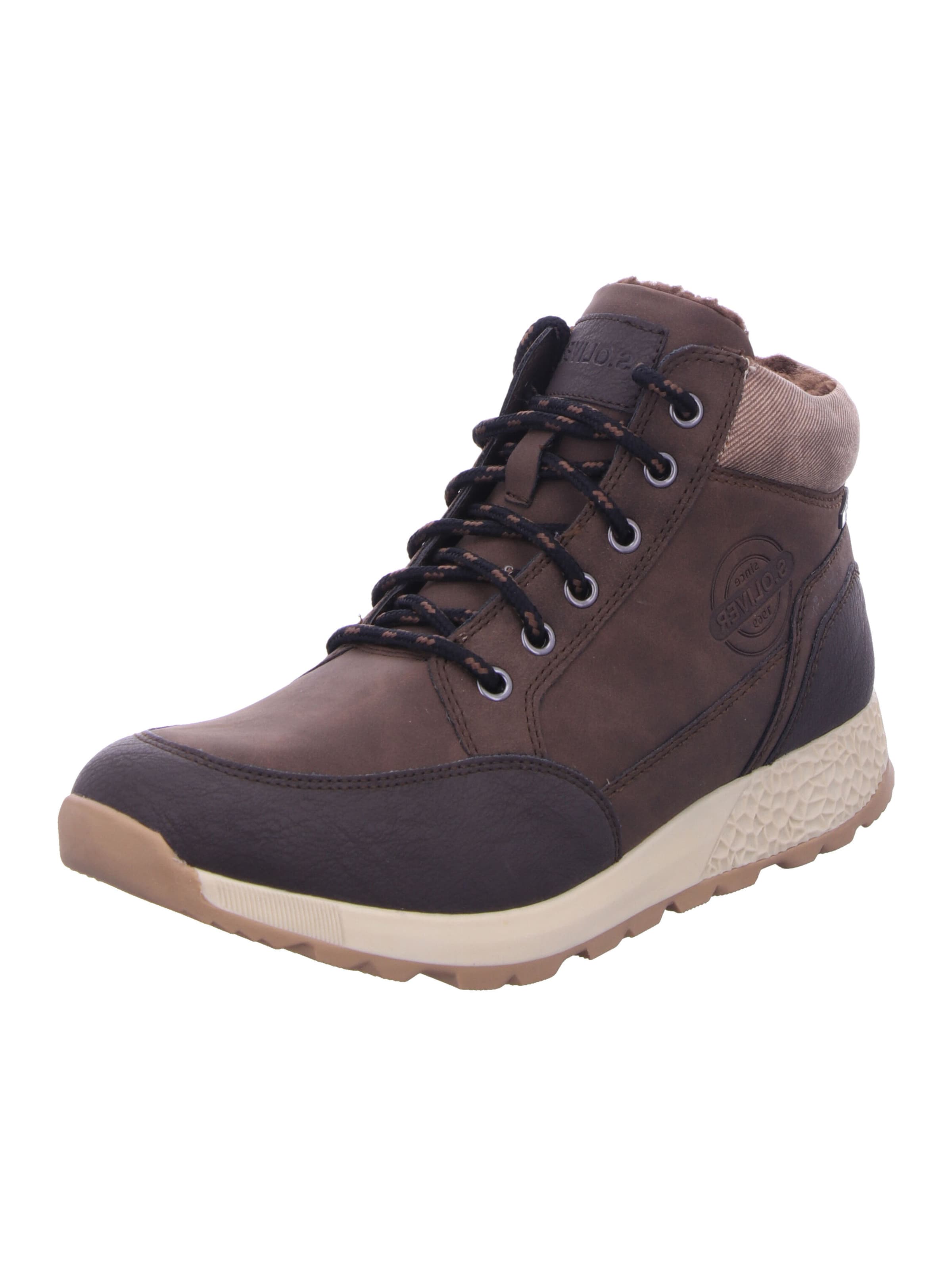 s.Oliver Lace-Up Boots in Brown: front