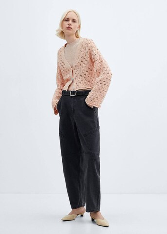 MANGO Strickjacke 'Cuba' in Pink